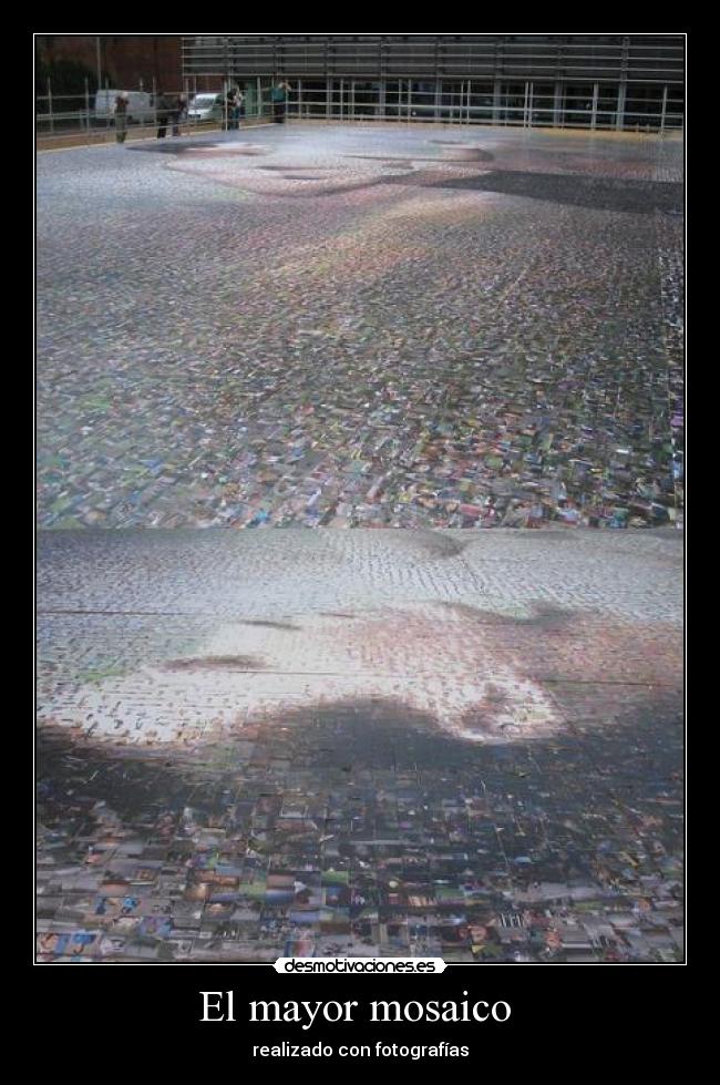 El mayor mosaico - realizado con fotografías