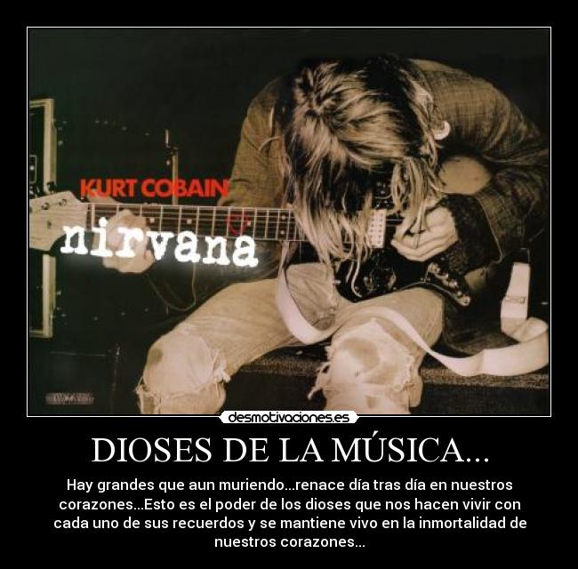 DIOSES DE LA MÚSICA... -