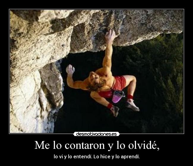 Me lo contaron y lo olvidé, -