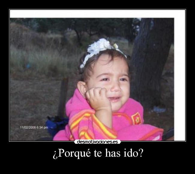 ¿Porqué te has ido? - 