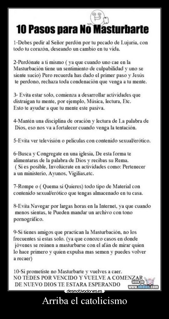 Arriba el catolicismo -