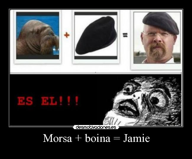 Morsa + boina = Jamie -