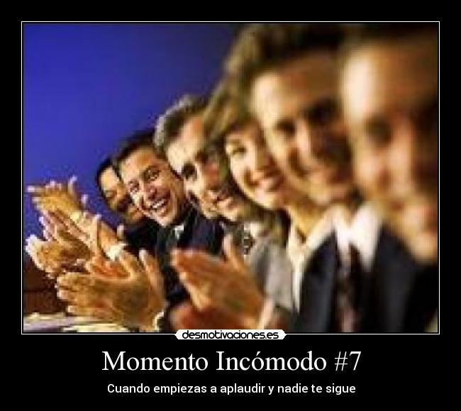 carteles aplauso desmotivaciones