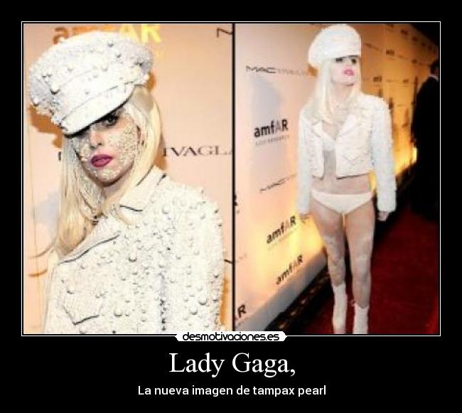 Lady Gaga, - La nueva imagen de tampax pearl