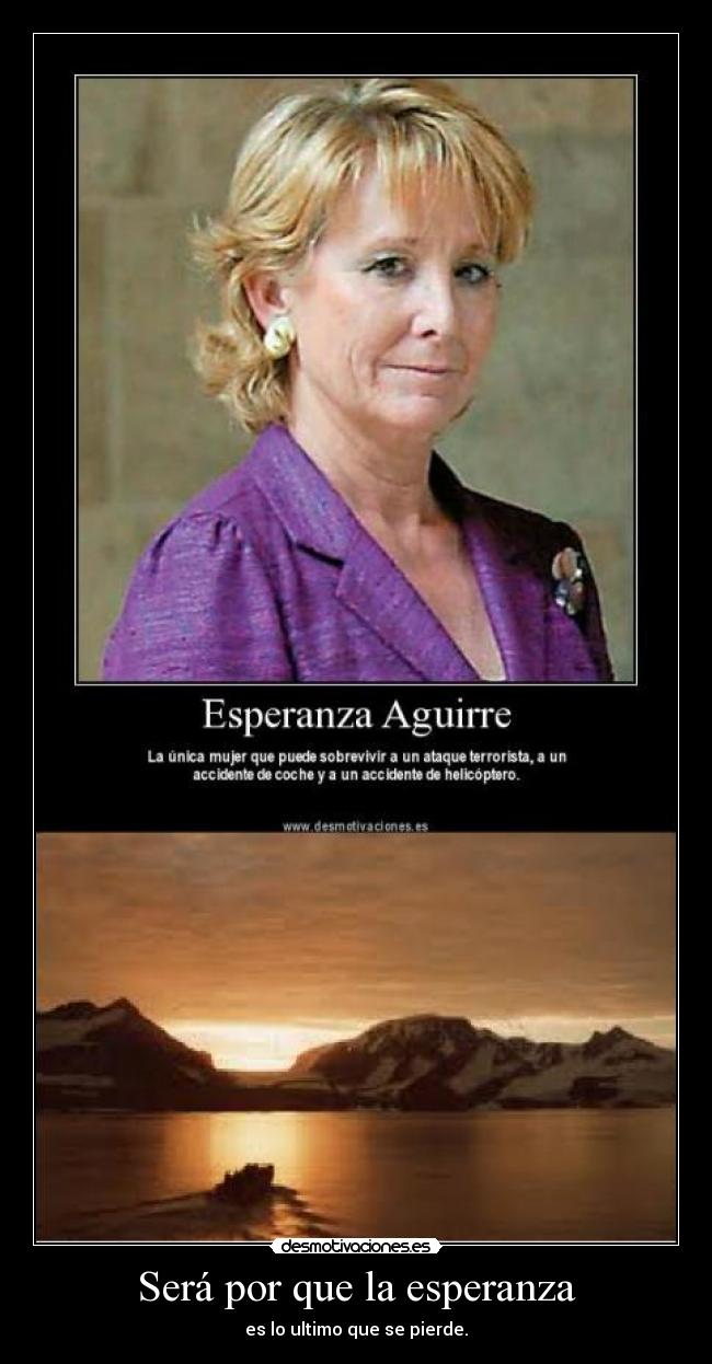 Será por que la esperanza - 