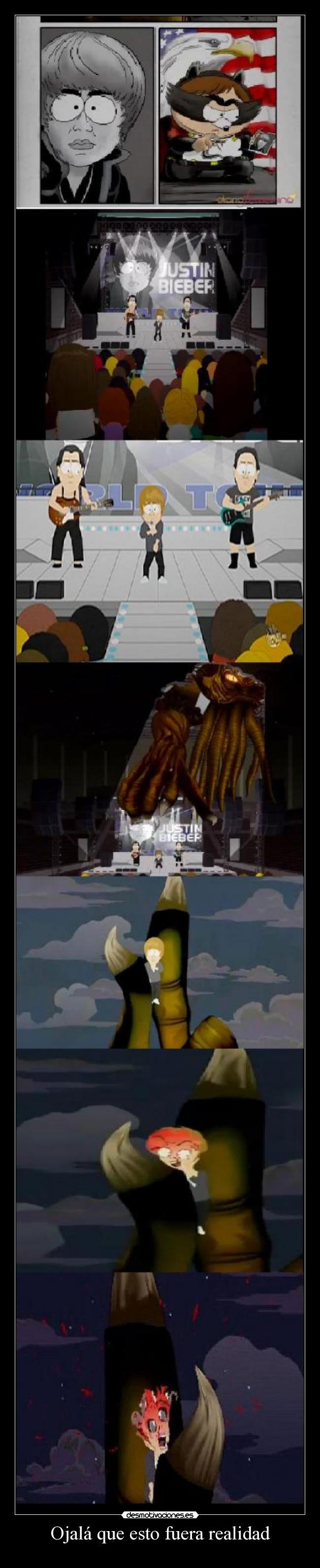 Ojalá que esto fuera realidad -