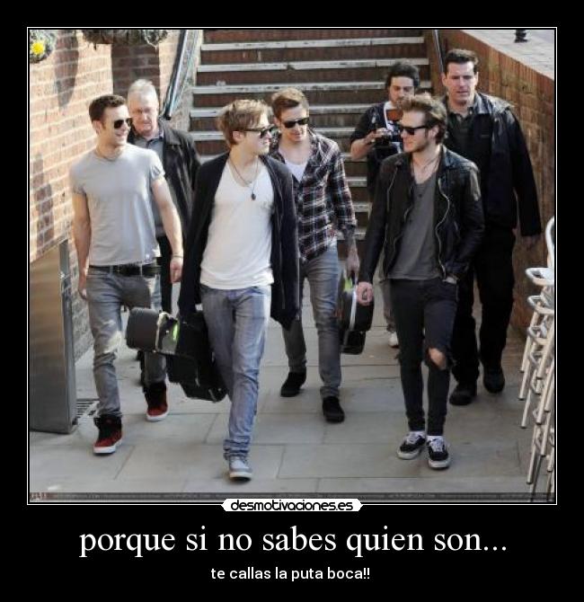 porque si no sabes quien son... - 