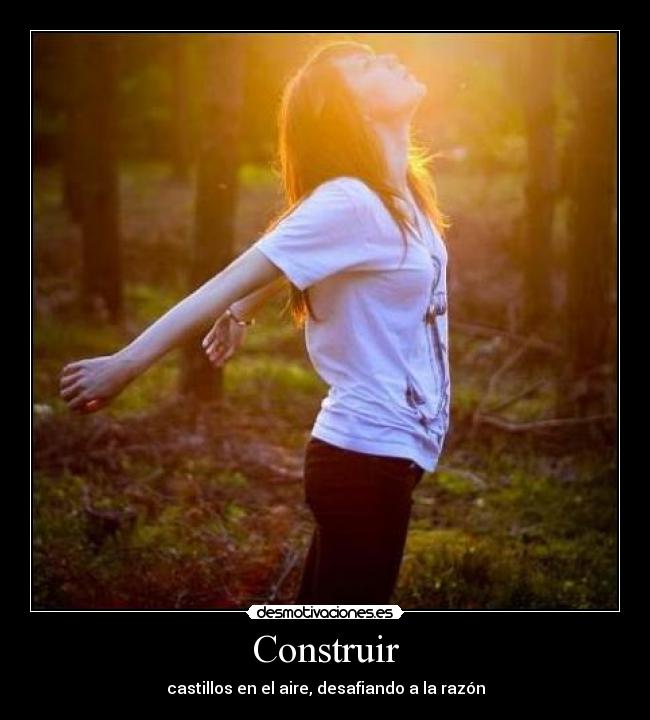 carteles construir castillos aire votame positivo desmotivaciones