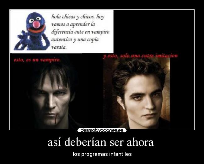 así deberían ser ahora - los programas infantiles