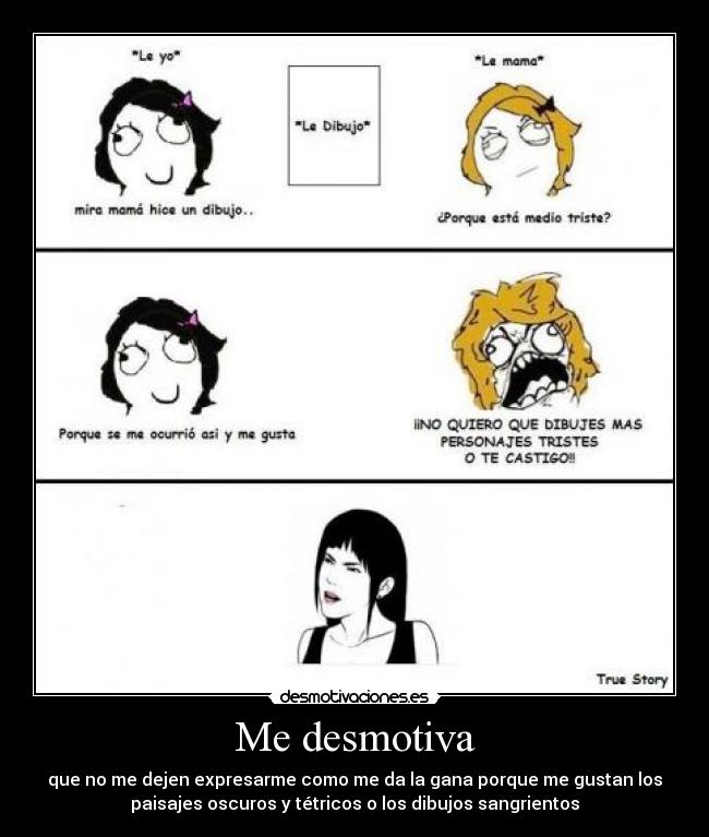 carteles dibujo desmotivaciones