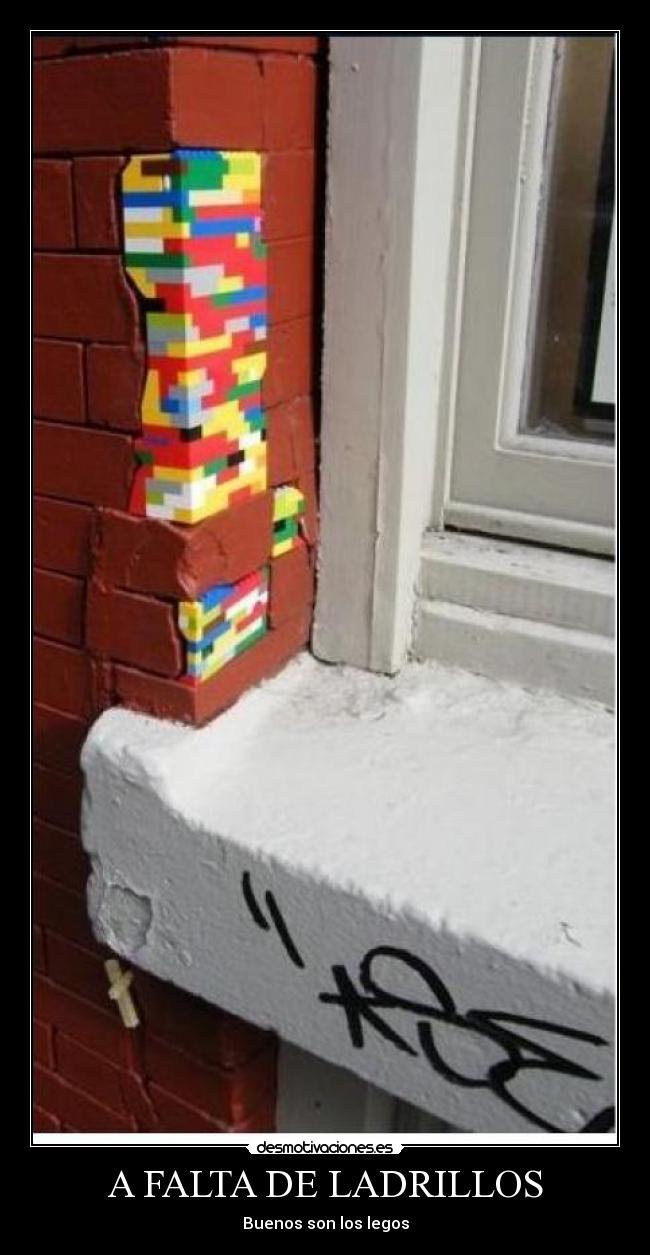 A FALTA DE LADRILLOS - Buenos son los legos