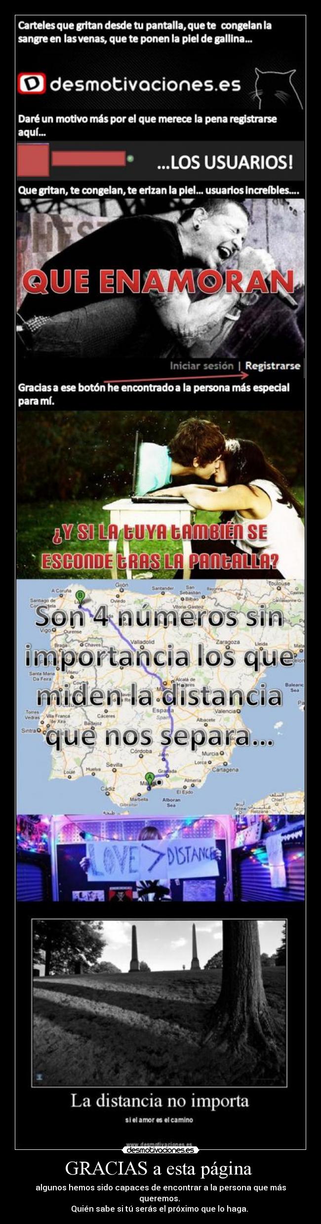 GRACIAS a esta página - algunos hemos sido capaces de encontrar a la persona que más queremos.
Quién sabe si tú serás el próximo que lo haga.