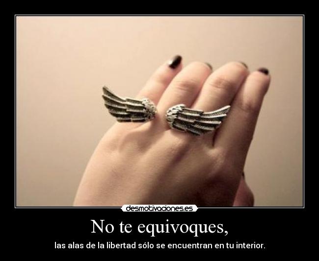 No te equivoques, - 