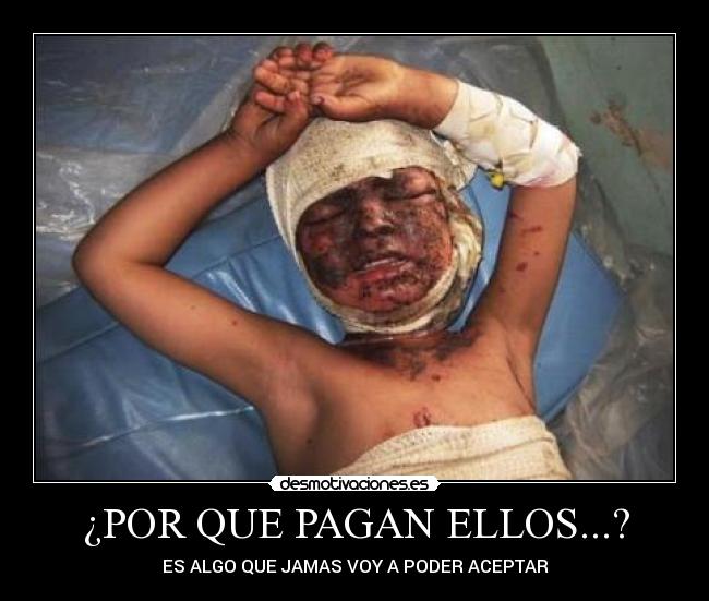 ¿POR QUE PAGAN ELLOS...? - ES ALGO QUE JAMAS VOY A PODER ACEPTAR