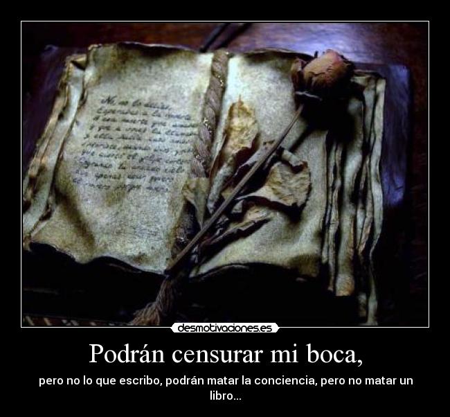 Podrán censurar mi boca, - 