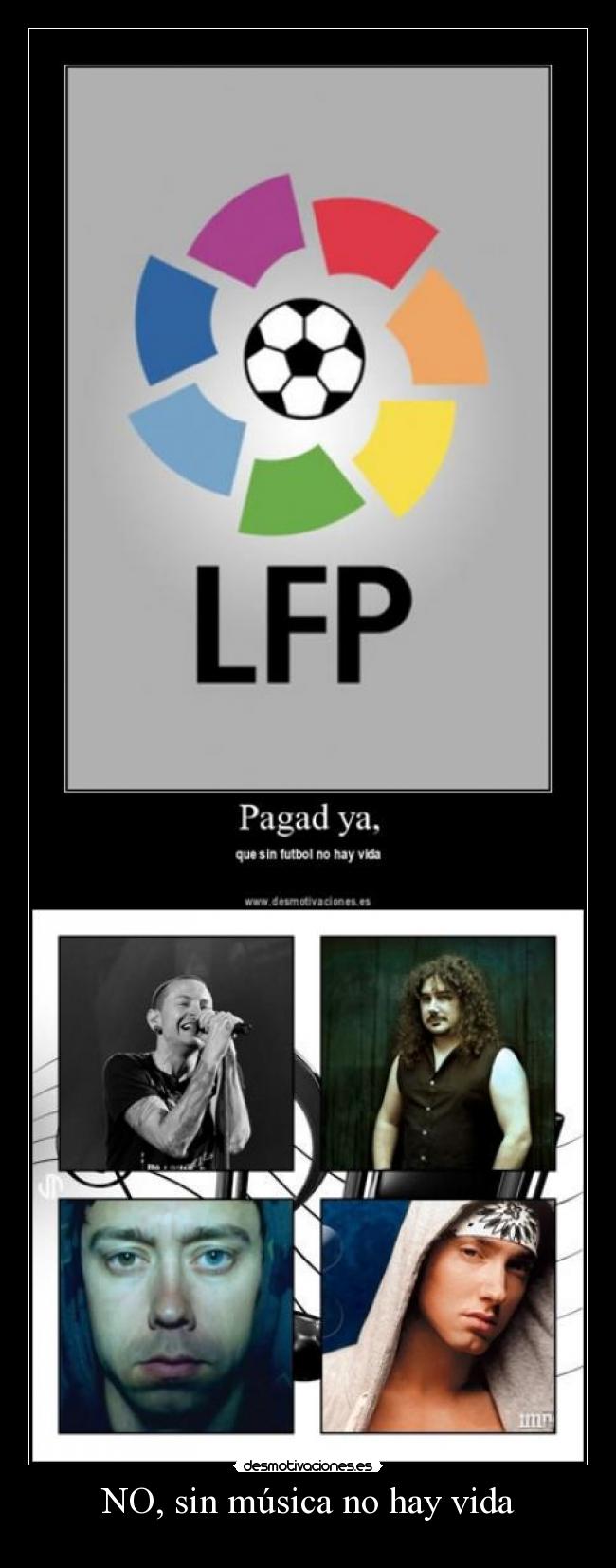 carteles musica vida chester bennington eminem victor garciatim mcilrath desmotivaciones