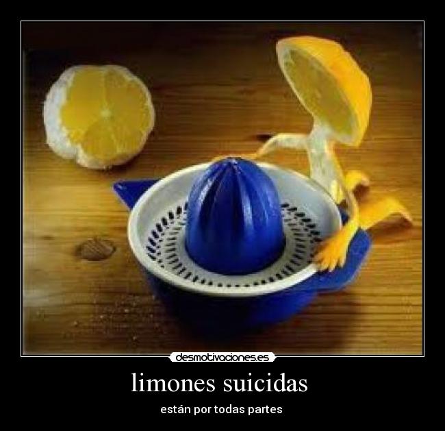 limones suicidas  - están por todas partes 