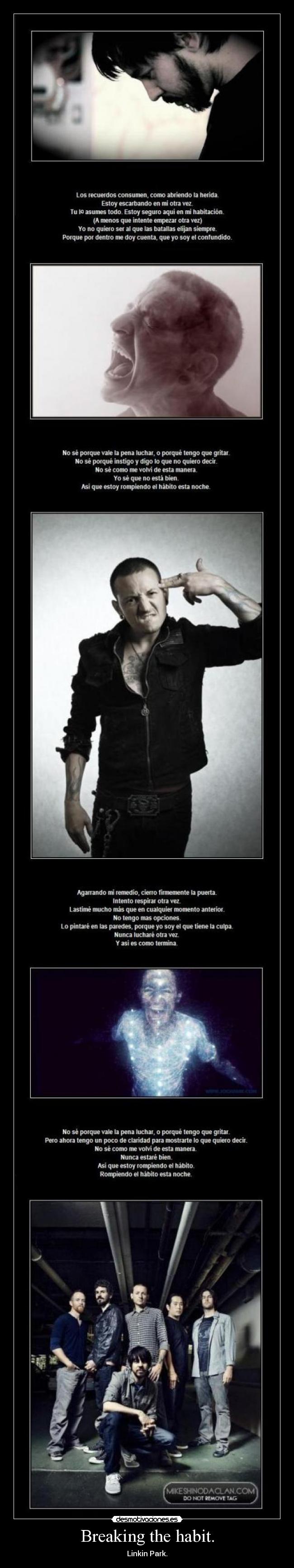 Breaking the habit. -