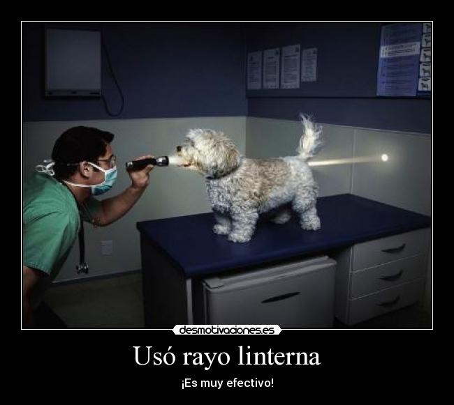 Usó rayo linterna - 