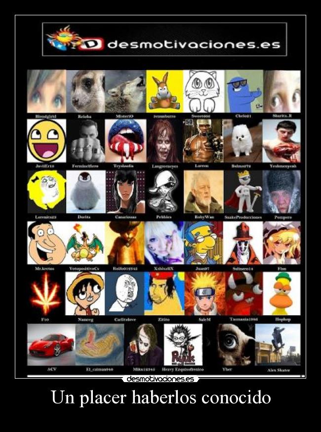 Un placer haberlos conocido - 