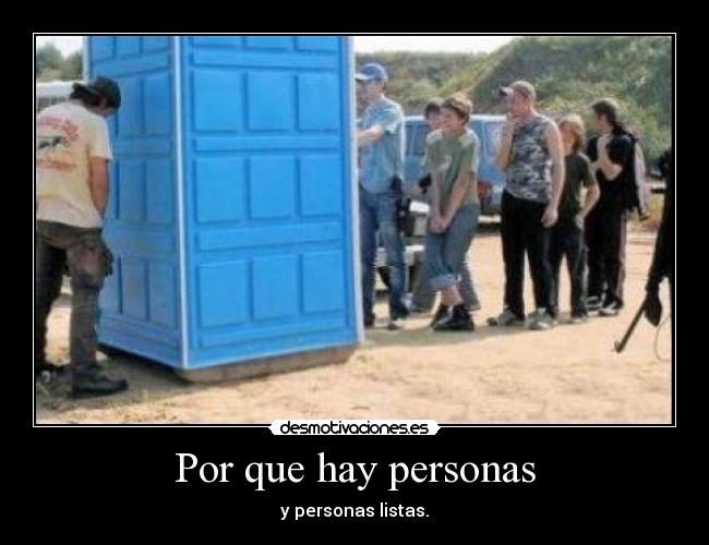 Por que hay personas - 