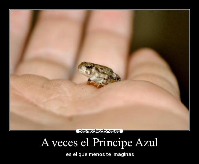 A veces el Principe Azul - es el que menos te imaginas