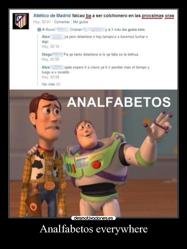 Analfabetos everywhere - 