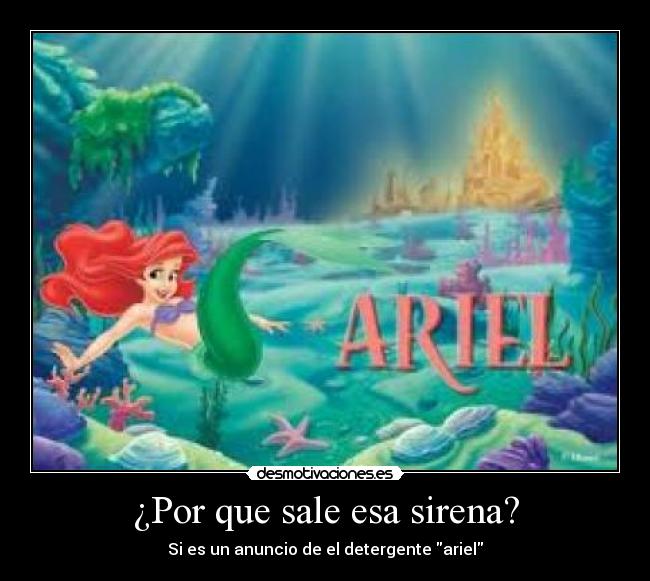 ¿Por que sale esa sirena? -