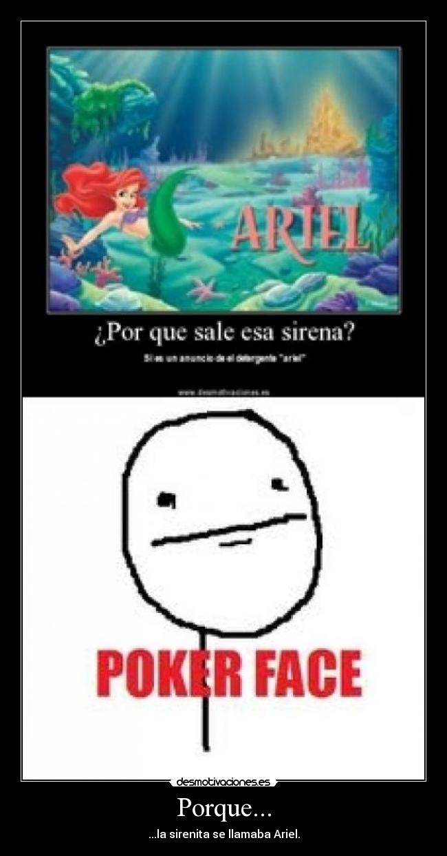 carteles poker face desmotivaciones