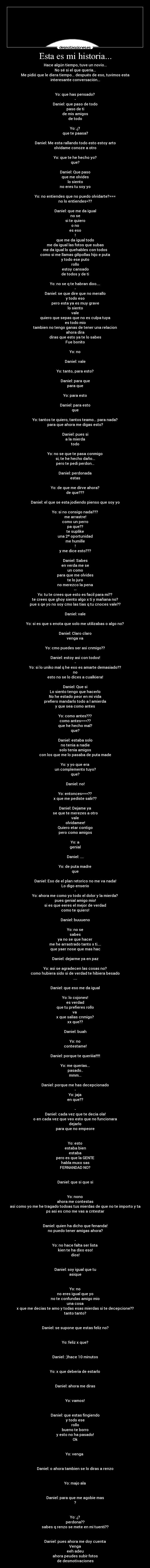 Esta es mi historia... -