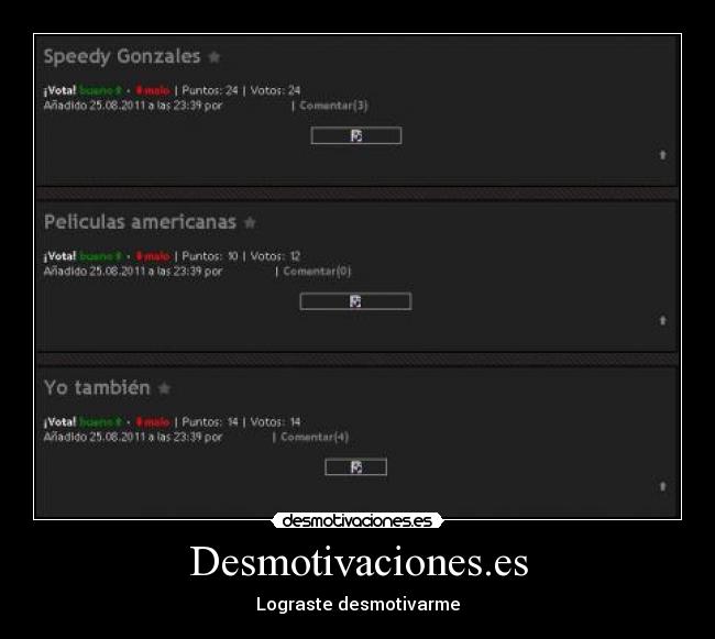 Desmotivaciones.es - Lograste desmotivarme