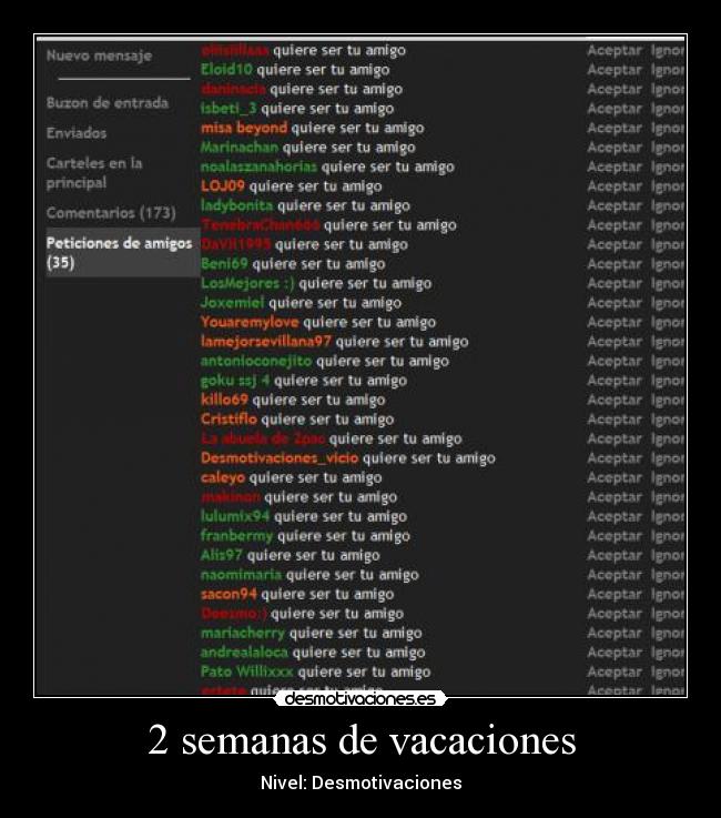 2 semanas de vacaciones - 