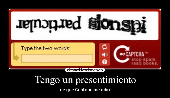 carteles captcha desmotivaciones