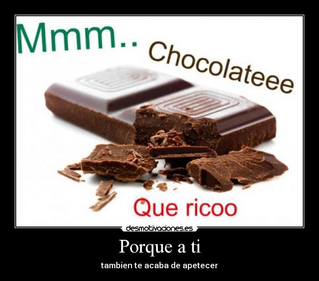 carteles chocolate desmotivaciones