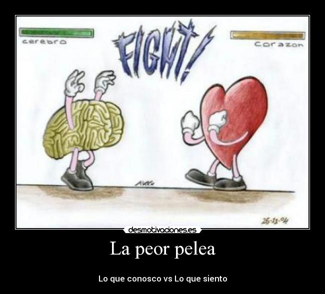 La peor pelea -