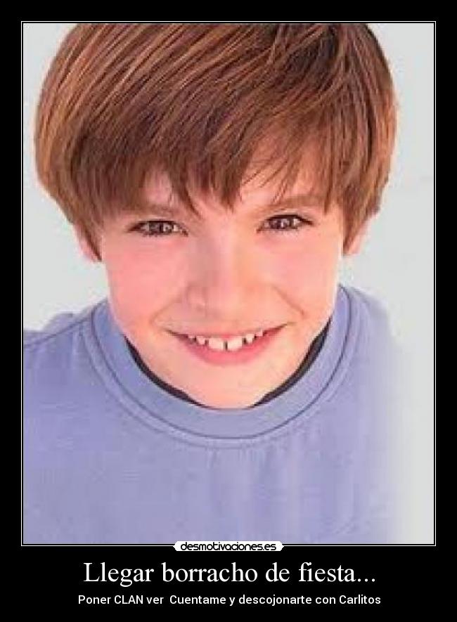 Llegar borracho de fiesta... - Poner CLAN ver Cuentame y descojonarte con Carlitos