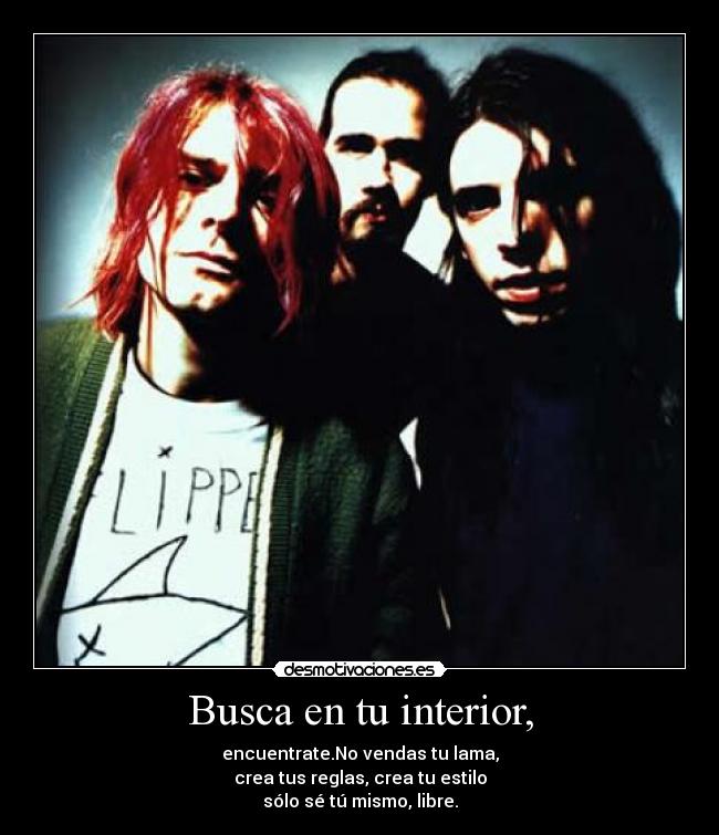 Busca en tu interior, -