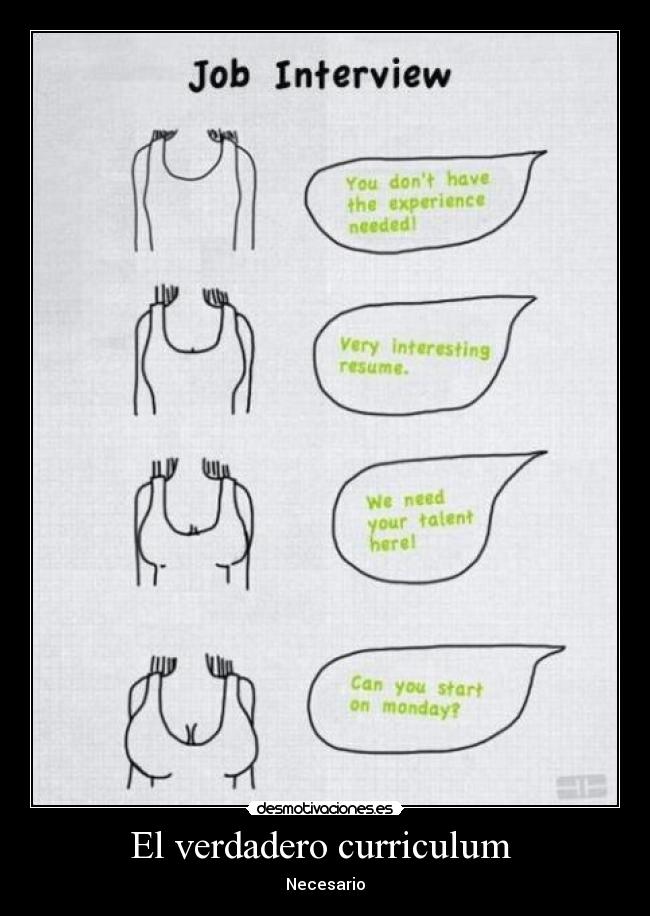 El verdadero curriculum -