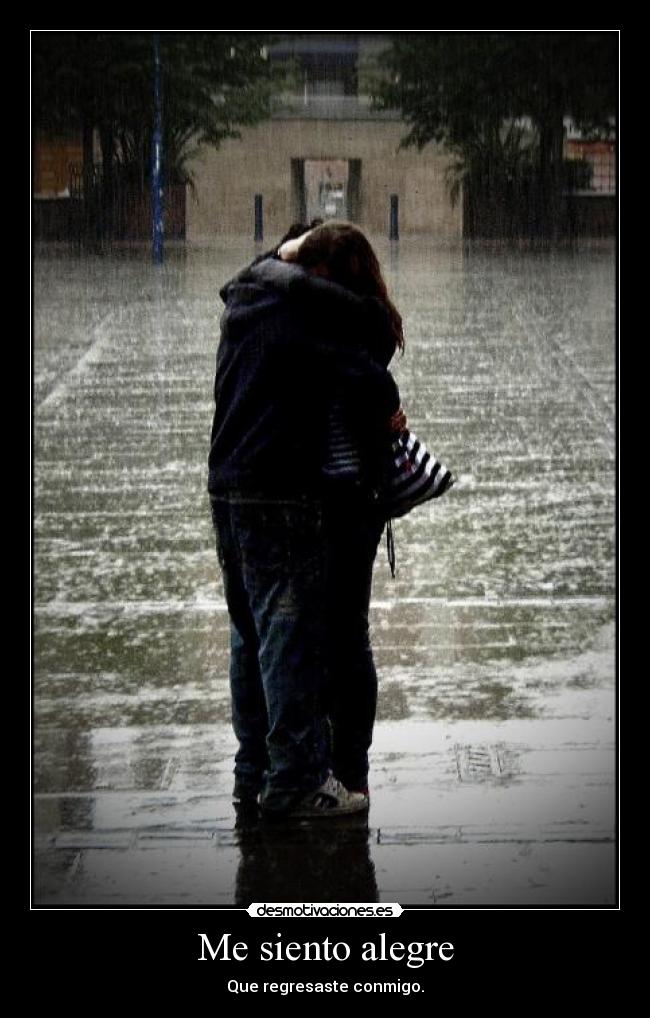 Me siento alegre -