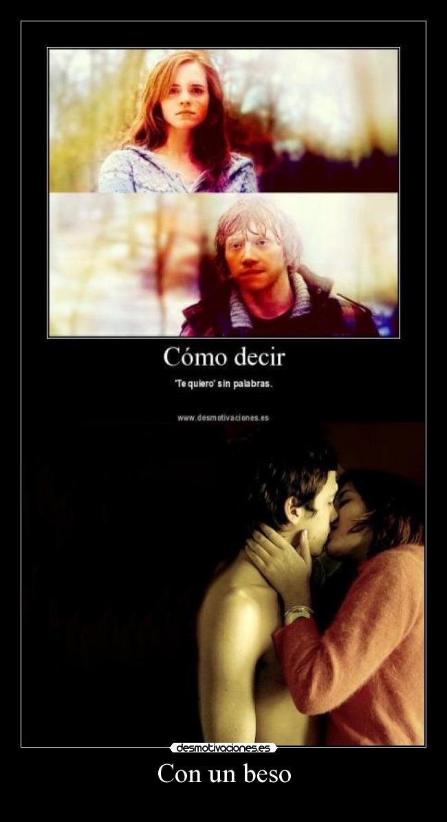Con un beso -