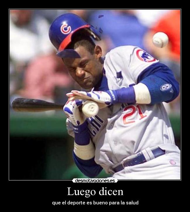 Luego dicen - que el deporte es bueno para la salud