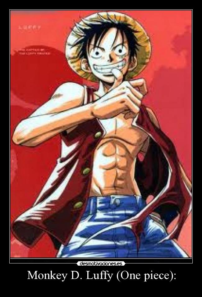 carteles monkey luffy desmotivaciones