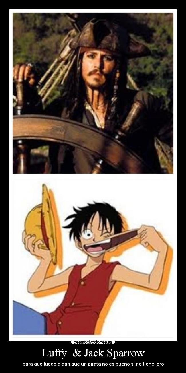Luffy  & Jack Sparrow - 