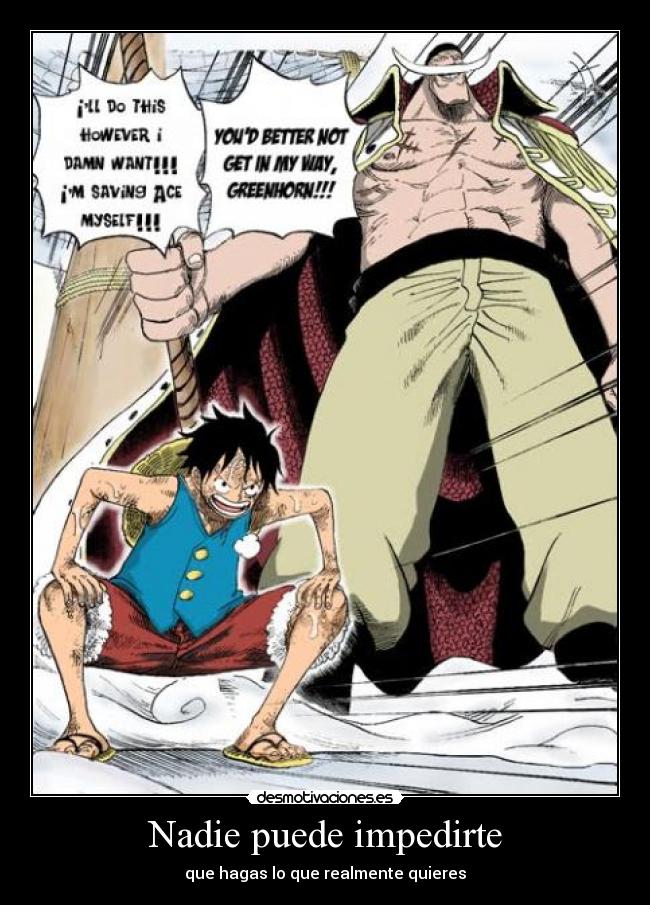 Nadie puede impedirte -