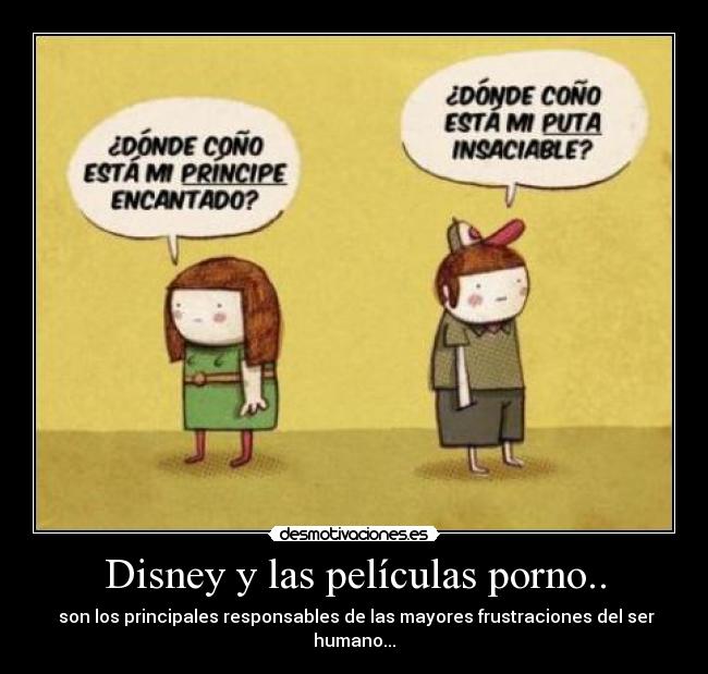 Disney y las películas porno.. -