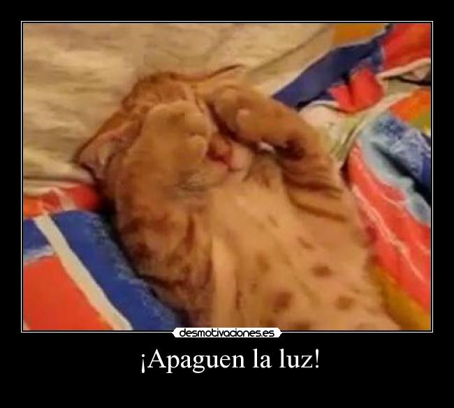 ¡Apaguen la luz! - 