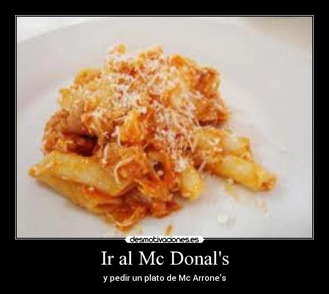 Ir al Mc Donals -