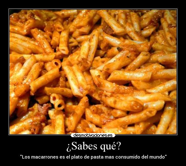 ¿Sabes qué? - 