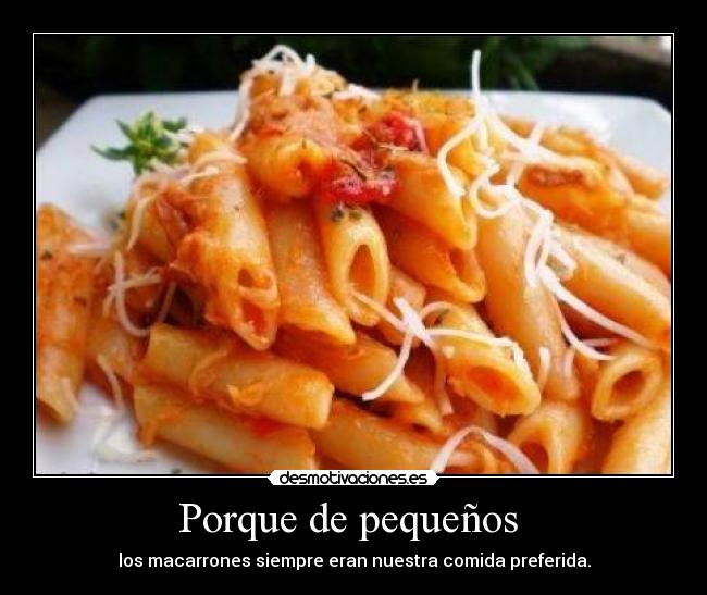 carteles pequenos macarrones comida preferidasiempre desmotivaciones