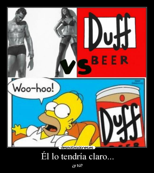 Él lo tendría claro... - ¿y tú?